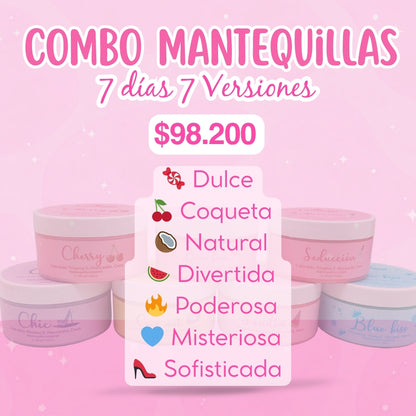 Combo Mantequillas 7 dìas 7 Versiones