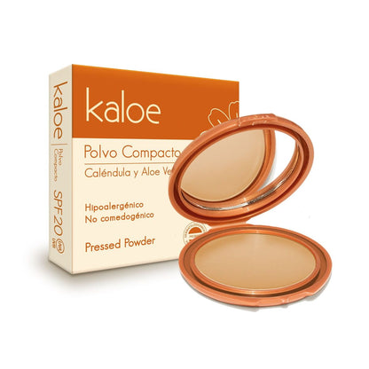 POLVO COMPACTO KALOE DE  CALENDULA Y ALOE VERA  ANA MARIA