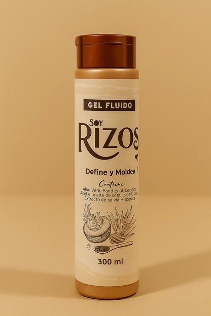 Gel Fluido – Rizos definidos, largos y radiantes  300 ML soy rizos