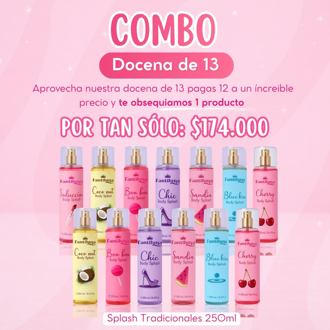 Combo Docena de 13 Splash