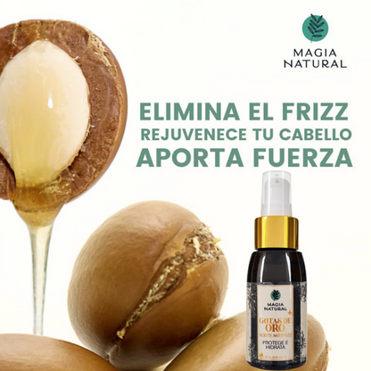 Gotas de Oro Aceite Antifrizz de Magia Natural