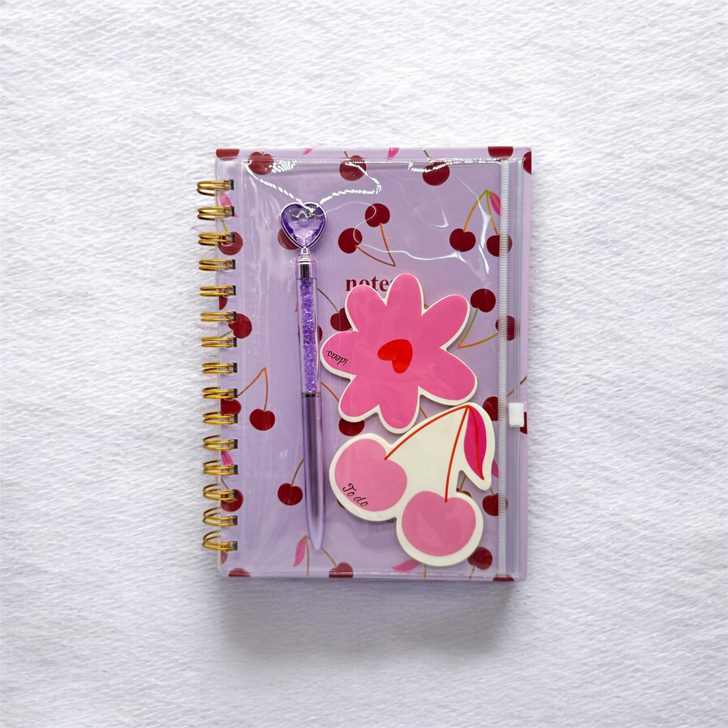 Libreta con lapicero + post-it