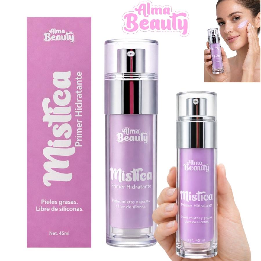 PRIMER FACIAL HIDRATANTE MISTICA PIELES GRASAS 45ML ALMA BEAUTY