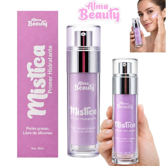 PRIMER FACIAL HIDRATANTE MISTICA PIELES GRASAS 45ML ALMA BEAUTY