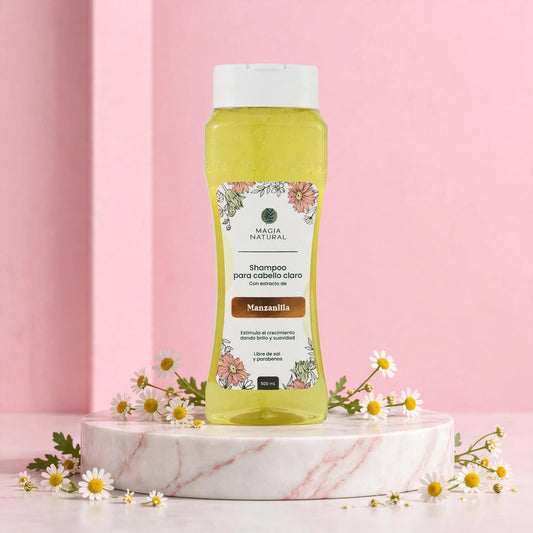 Shampoo con extracto de manzanilla Magia Natural