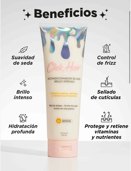 Acondicionador de miel brillo intenso