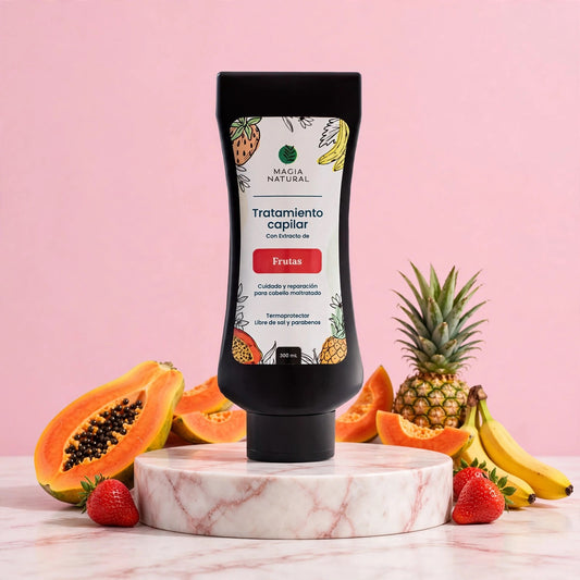 Tratamiento capilar con extracto de frutas Magia Natural