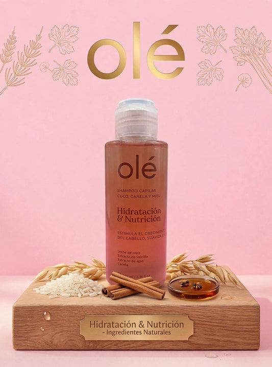 Mini Shampoo capilar coco , canela y miel olé