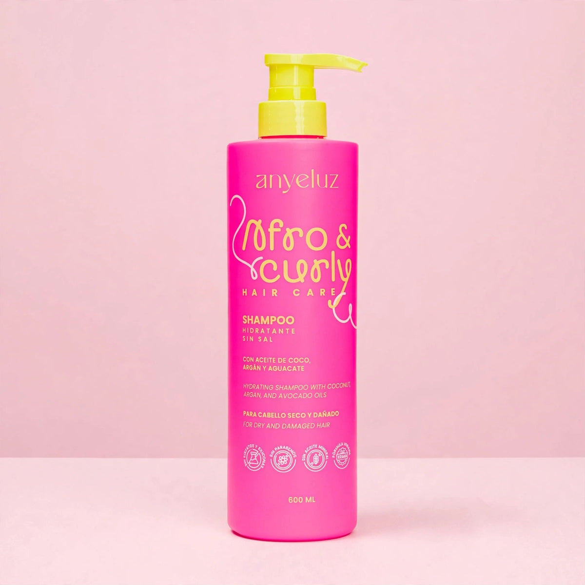 Shampoo Hidratante Afro y Curly Anyeluz