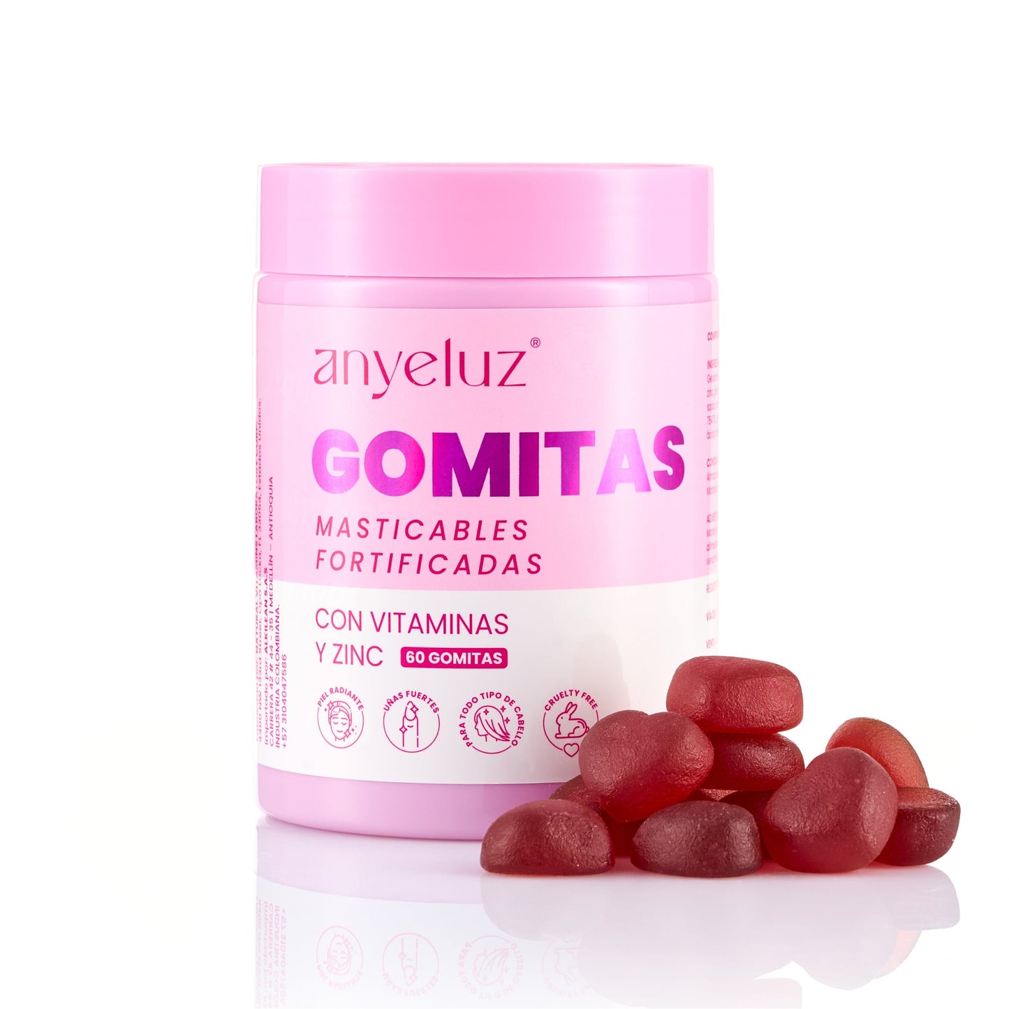 Gomitas masticables fortificadas