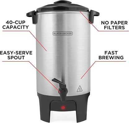 Precoladora de Cafe Black and Decker