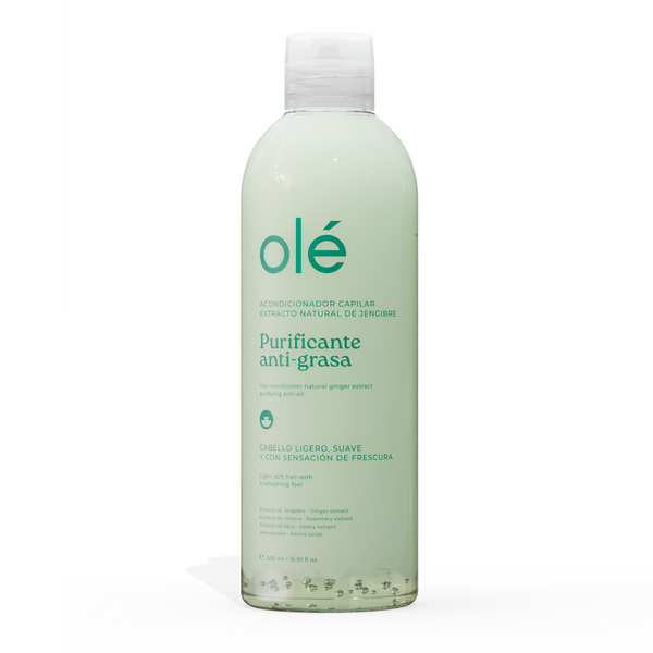 Acondicionador capilar purificante  extracto natural de jengibre