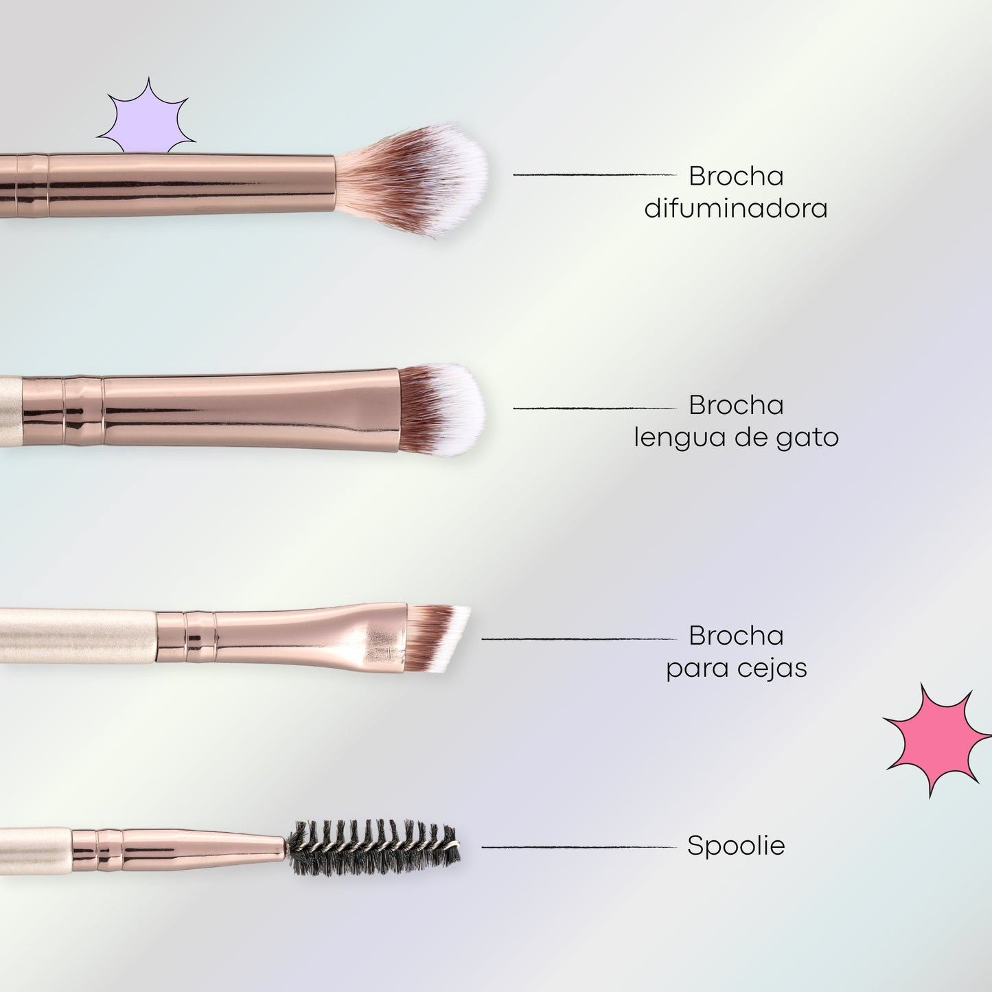 Kit de brochas Cookie Lula