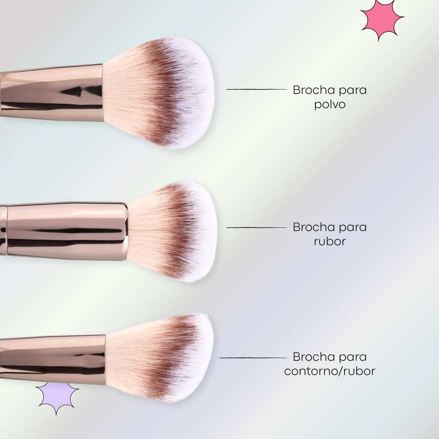 Kit de brochas Cookie Lula