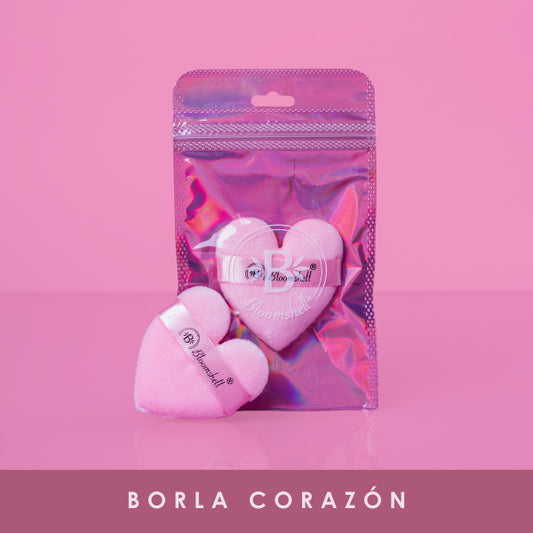 Borla terciopelo (corazón ❤️). Bloomshell