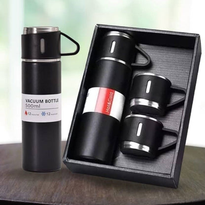 Termos vacuum flask set  térmicos con pocillo