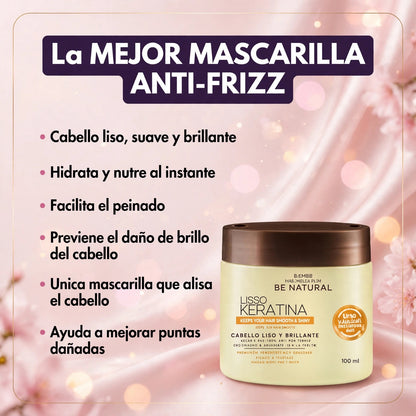 Tratamiento liso keratina Be Natural
