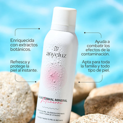 Agua termal mineral Anyeluz