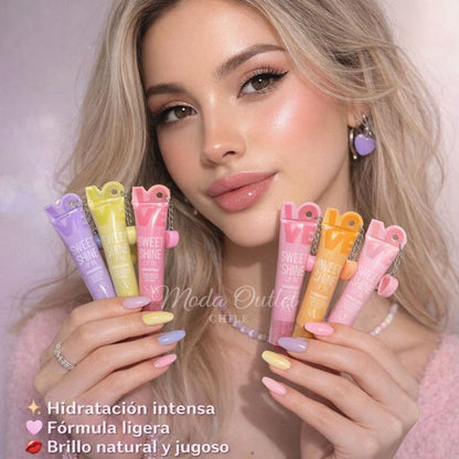 BRILLO USHAS  LOVE Sweet Shine SAS Cosmetics