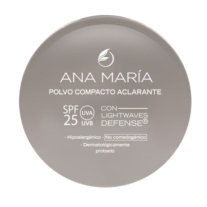 Polvo Compacto Aclarante y Humectante Ana María