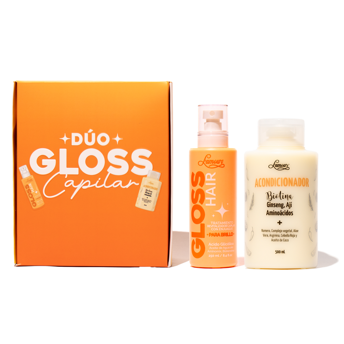 Dúo gloss capilar