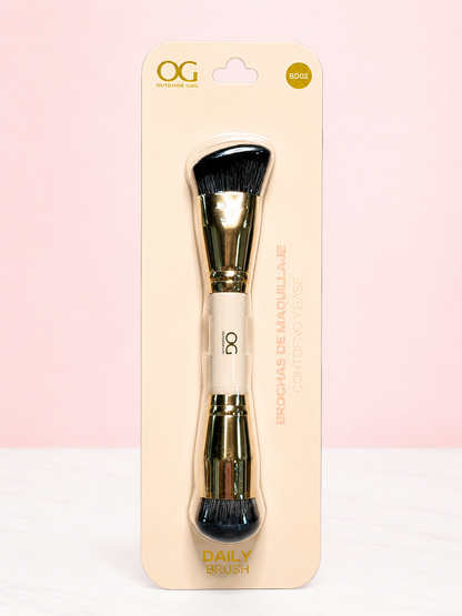 Brocha Profesional Doble Contorno/Base BD02 OG