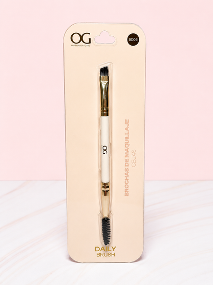 Brocha Profesional Doble de Cejas BD05 OG