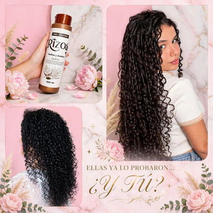 Gel Fluido - rizos  Definición Control Y Brillo 500 ML soy rizos