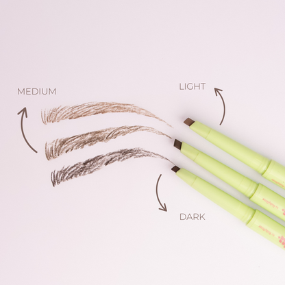 Lápiz de cejas con gel fijador