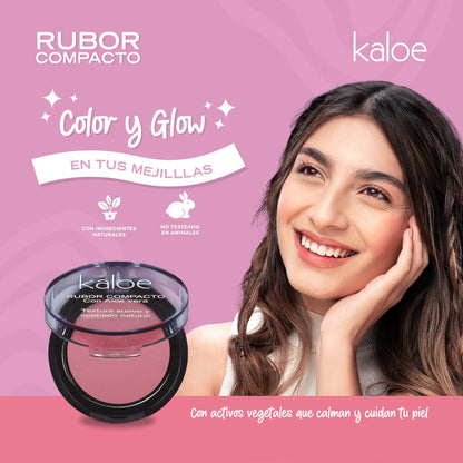 RUBOR COMPACTO CON ALOE VERA KALOE