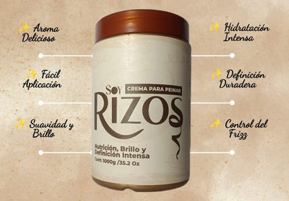 Crema para Peinar Soy Rizos 1000 ML