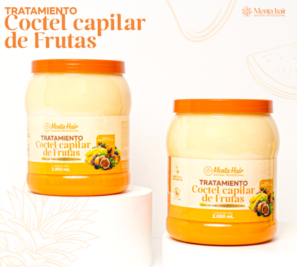 Tratamiento Coctel Capilar de frutas X2.000ml Menta Hair