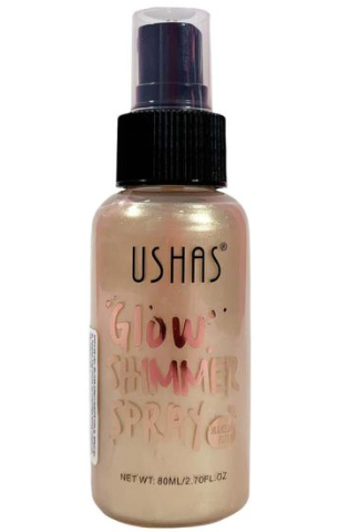 Iluminador corporal Glow Shimmer Spray Ushas 80ML