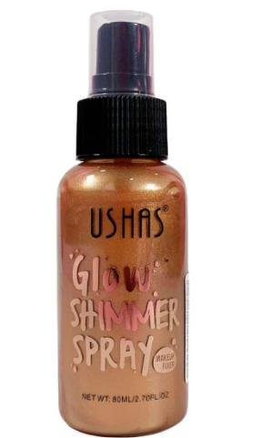 Iluminador corporal Glow Shimmer Spray Ushas 80ML