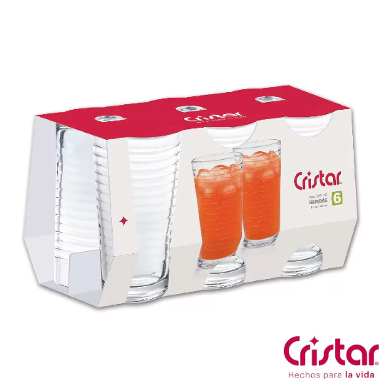 VASOS OPTICO X6 CRISTAR