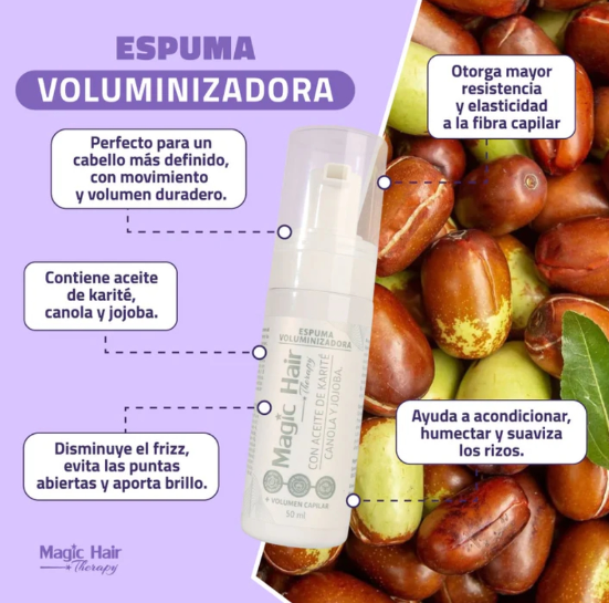 ESPUMA VOLUMINIZADORA MAGIC HAIR