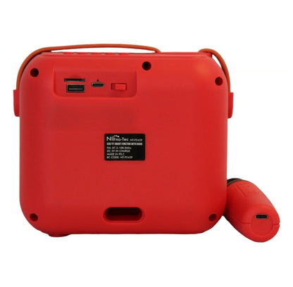 Parlante Bluetooth Portatil Con Microfono Y Luces RGB