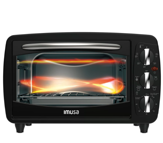 HORNO ELECTRICO CON CONVENCION IMUSA 20 LITROS