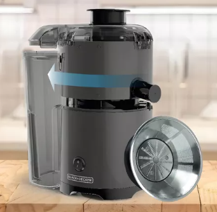 Exprimidor Silencioso Black+Decker para frutas y verduras