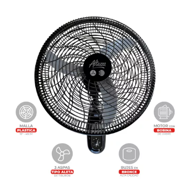 PULGADAS VENTILADOR DE PARED ALTEZZA