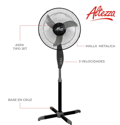 VENTILADOR ALTEZZA 16 PULGADAS