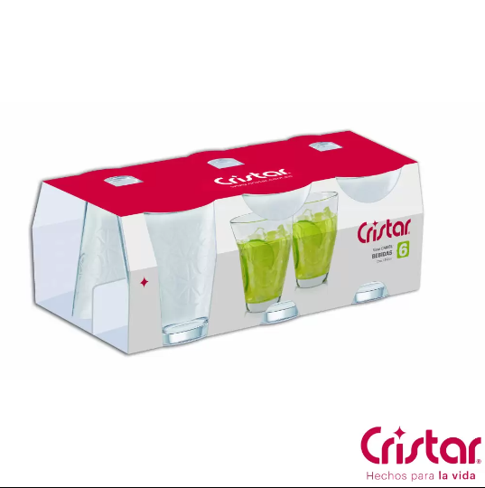 VASO CARIBE X6 CRISTAR