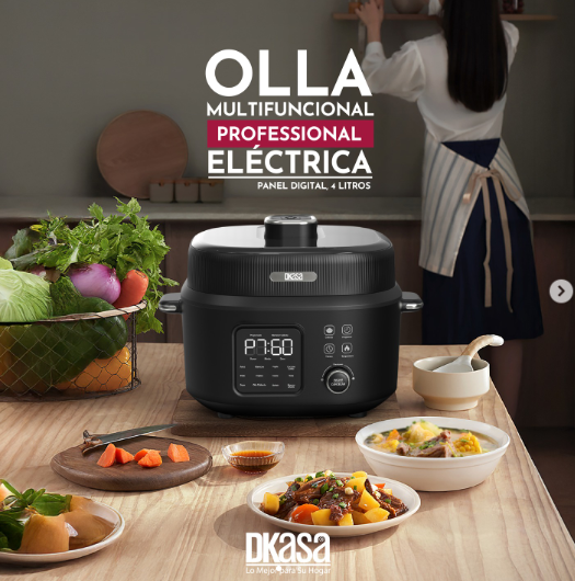 OLLA MULTIFUNCIONAL ELÉCTRICA DE 4 LITROS DKASA