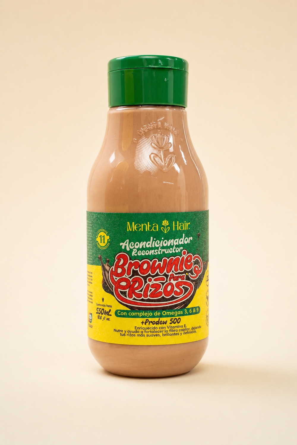 Acondicionador Brownie Para Rizos X550ml Menta Hair