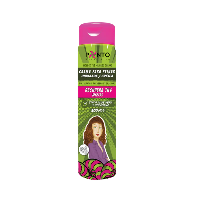Crema para peinar ondulada/crespa