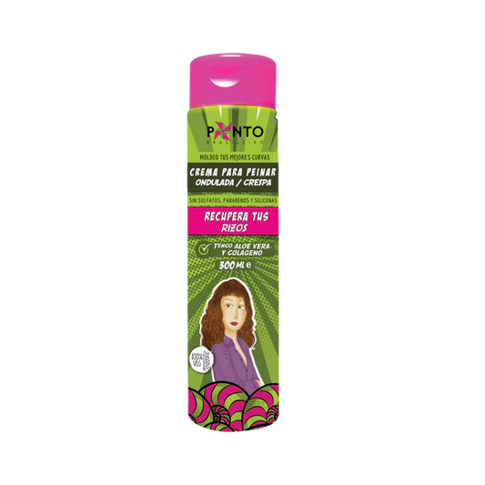 Crema para peinar ondulada/crespa