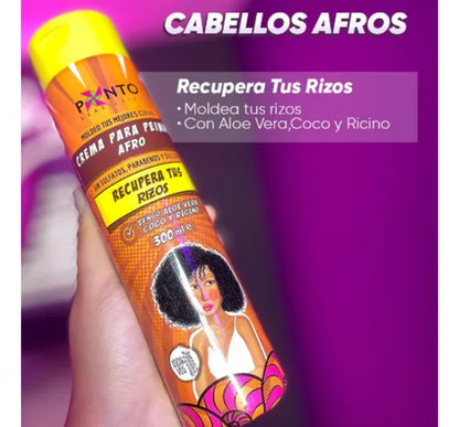 Crema para peinar afro