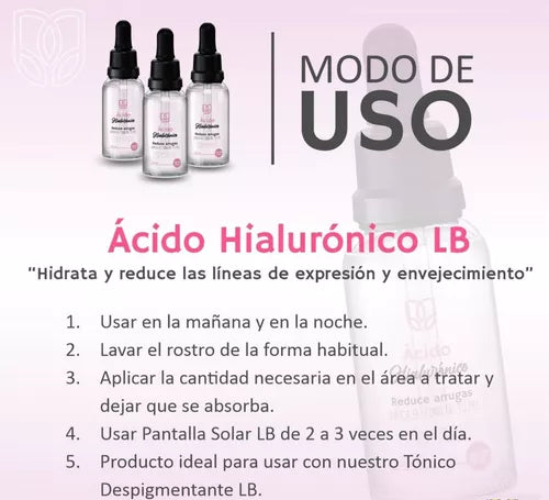 Sérum de ácido hialurónico LB SAS