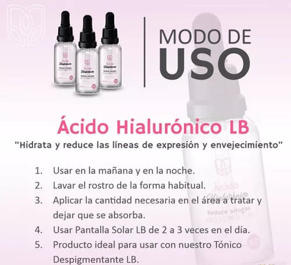 Sérum de ácido hialurónico LB SAS