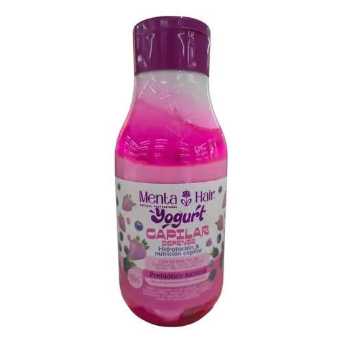 Yogurt Capilar Hidratante Y Nutritivo Brillo Intenso X550ml Menta Hair